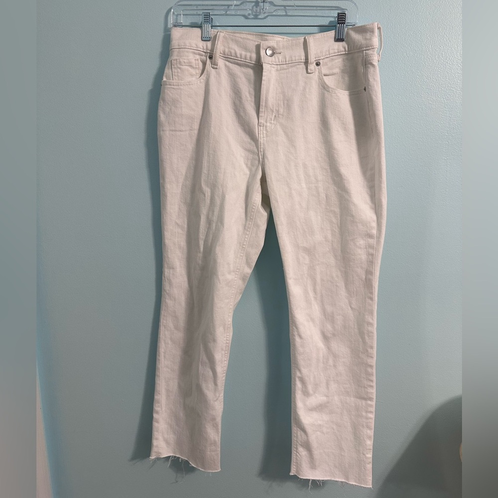 White BoyFriend Cut Jeans size 2